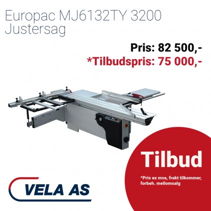 Europac MJ6132TY 3200 Justersag