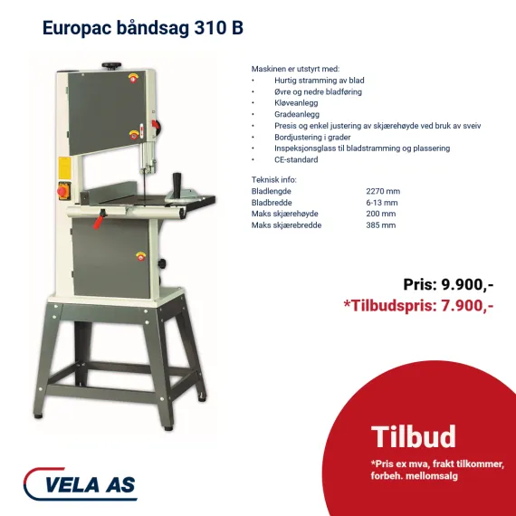 Europac Båndsag 310 B