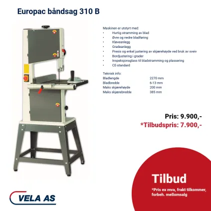 Europac Båndsag 310 B