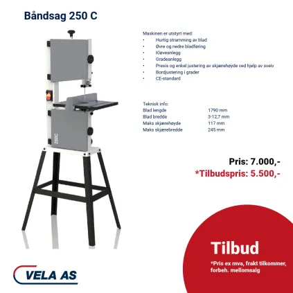 HBW Båndsag 250 C