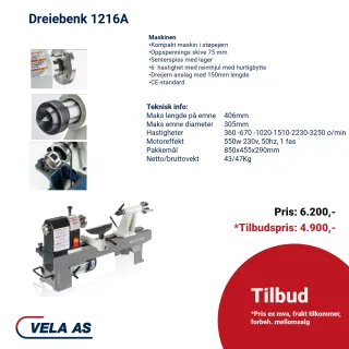 Dreiebenk 1216A