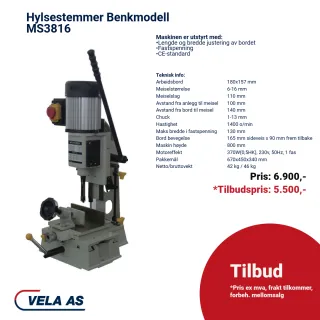 Hylsestemmer Benkmodell MS3816