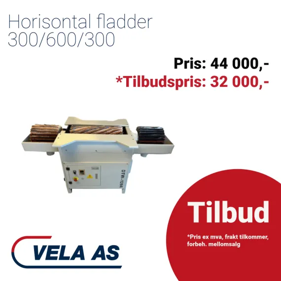 Horisontal fladder 300/600/300