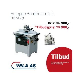 Europac Bordfres m/tilt og vogn