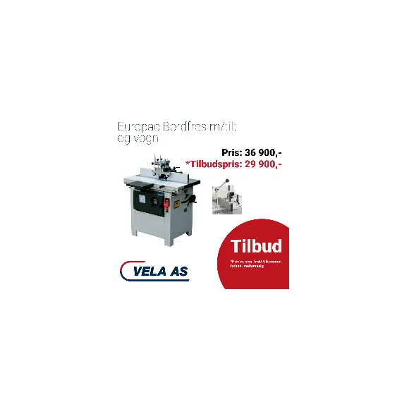 Europac Bordfres m/tilt og vogn