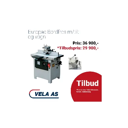 Europac Bordfres m/tilt og vogn