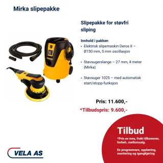 Høstkampanje Mirka slipepakke