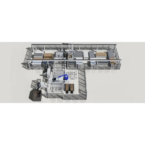 SAWTEQ S‑320 flexTec – platesag med robot