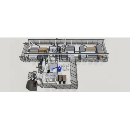 SAWTEQ S‑320 flexTec – platesag med robot