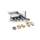 Platesager for plastbearbeding