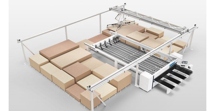 Automatisert panelsag og lagerløsning fra HOMAG